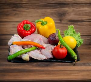 Chilli Chicken Bornlass (1 Kg)+vegetable