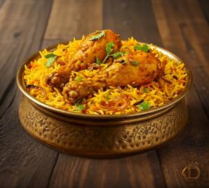 Hyderabad chicken dum biryani+1ltr cool drink