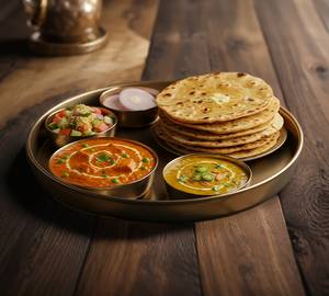 Matar Paneer Thali
