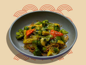Pan Fried Noodles Veg