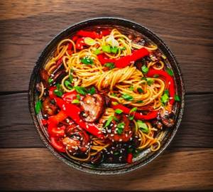 Veg.Ramen Sichuan Peppercorn  Noodles