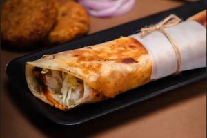 Veg cheese Schezwan Frankie