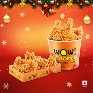 8Pcs Fried Chicken Classic + 4Pcs Peri Peri Strips