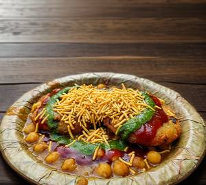 Pure ghee chole tikki