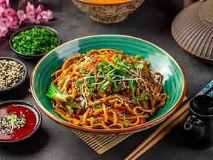 Japanese Udon Noodles Chicken