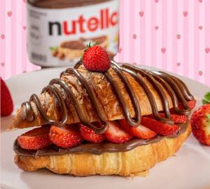 Strawberry Nutella Croissant