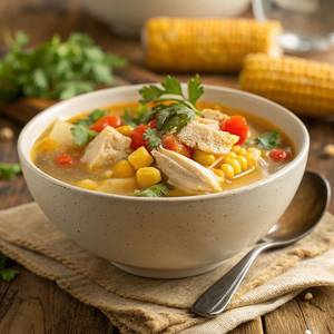 Chinese Sweet Corn Soup Chicken