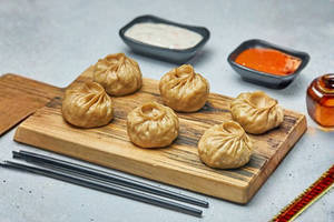 Whole Wheat Veg Momos (6 Pcs)