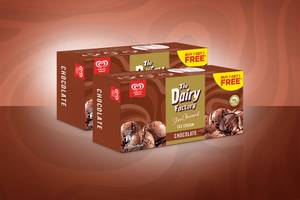 The Dairy Factory Chocolate Ice Cream Pp (700ml+ 700ml)