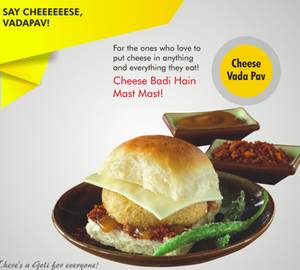 Cheese Vada Pav