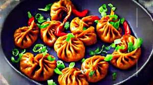 Chilli momos [veg]                                                                                                                                                              
