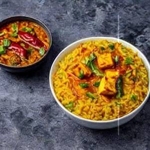 Chilli paneer khichdi