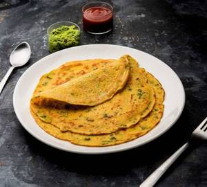 2 Mixed Veg Besan Chilla