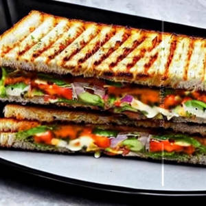 Veg Cheese Grill Sandwich