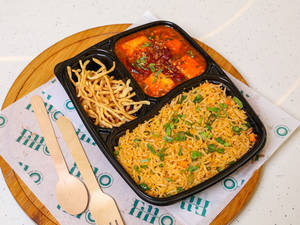 Veg Hot Garlic With Rice