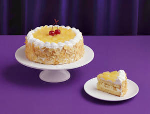 Pineapple Cake [Eggless]