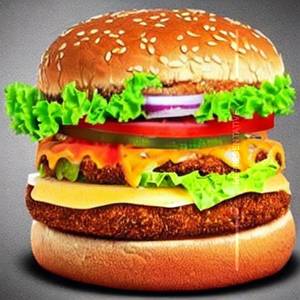 Veg classic burger jumbo