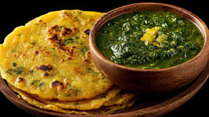 Sarso Saag +2pc Makki Roti