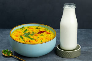 Millet Vegetable khichdi + Buttermilk