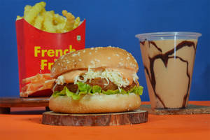 Combo Cheese Paneer Tikki Burger