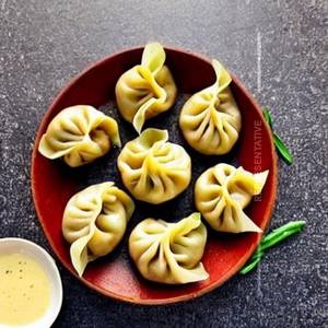 Butter momos [veg]                                                                                                                                                         