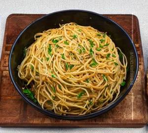 Egg butter garlic noodles