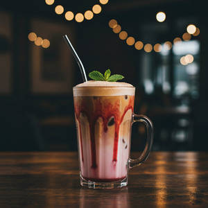 Strawberry Iced Mocha