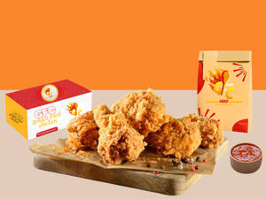 Golden Hot & Crispy Chicken [4 Pcs]