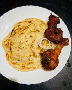 2pc Parotta+ 2pc Chicken Fry