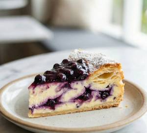 Blueberry Cheese Pastry Slice