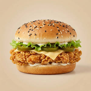 Chilli Cheese Chicken Fillet Burger