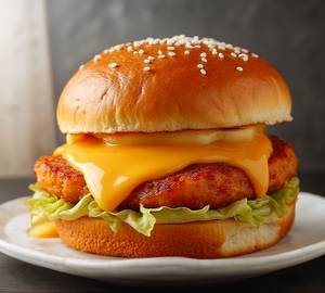 Veg cheese burger