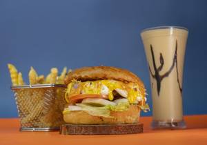 Combo Cheese Chilli Garlic Burger