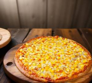 Cheese corn pizza