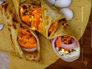 Egg Double Paneer Roll