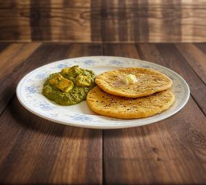 Palak Paneer+2 Makki Ki Roti
