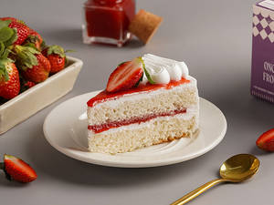 Fresh Strawberry Cream Pastry