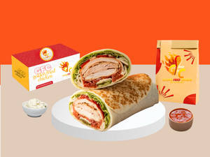 Chicken Patty Wrap
