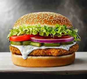 Egg Atta Aloo Tikki Burger