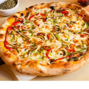 CAPSICUM AND ONION PIZZA