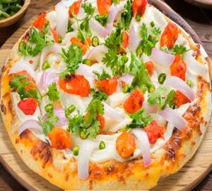 Chicken cheesy pizza