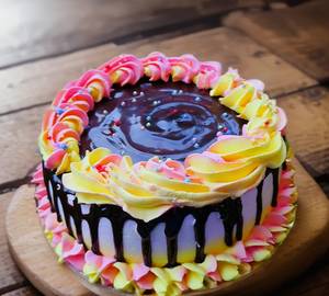 Eggless dark chocolate cake [500 grams]