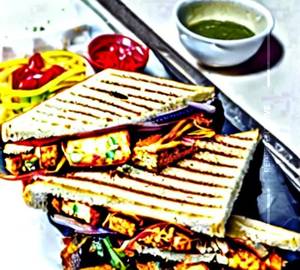 Paneer tikka sandwich