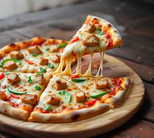 Chicken Cheese Burst Pizza