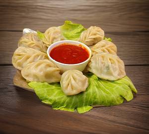 Chicken Steam Momo. [8Pcs]