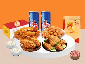 Chicken Mingles Bucket Meal.