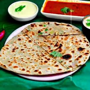 Matter Paneer Paratha 