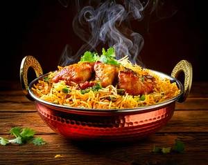 Chicken Hyderabadi Biryani 2pcs(Half) 