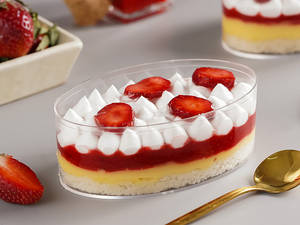 Strawberry Custard Tub