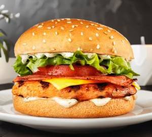 Cheese veggie burger